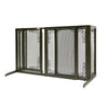 Richell Deluxe Free Standing Mesh Brown Pet Gate