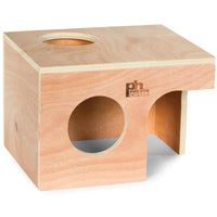 Prevue Wooden Guinea Pig Hut Hideout 10x8x7"