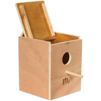 Prevue Lovebird Nest Box Wood (Inside Mount)