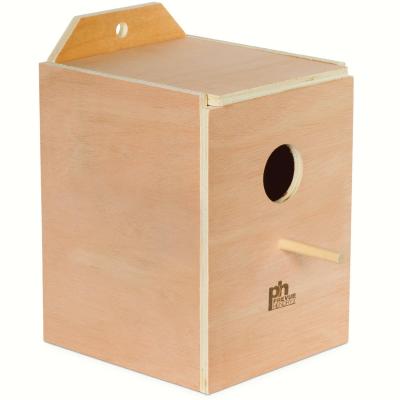Prevue Parakeet Nest Box Wood (Inside Mount)