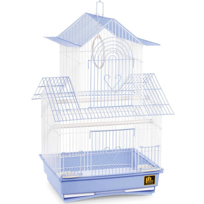 Prevue Pet Products 4-Pack Parakeet Shanghai Pagoda House Style Cage, Large, Colors Vary