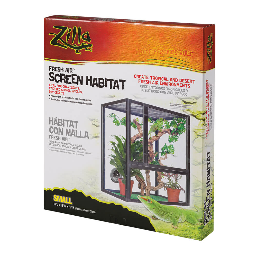 Zilla Fresh Air Screen Habitat 18X12X20"
