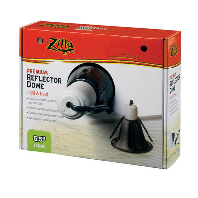 Zilla Dome Reflector Black Ceramic 5.5