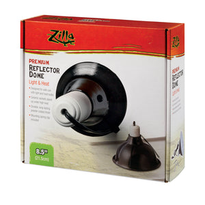 Zilla Dome Reflector Black Ceramic 8.5"