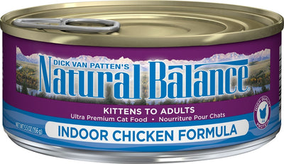 Natural Balance Indoor Formula Canned Cat Food