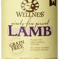 Wellness Natural Grain Free 95%  Lamb Recipe Adult Wet Canned Dog Food