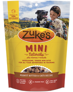 Zukes Peanut Butter Mini Naturals Dog Treats