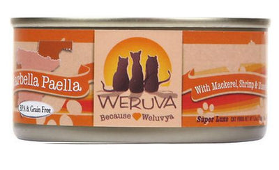 Weruva Marbella Paella With Calamari  Shrimp and Mussels Canned Cat Food