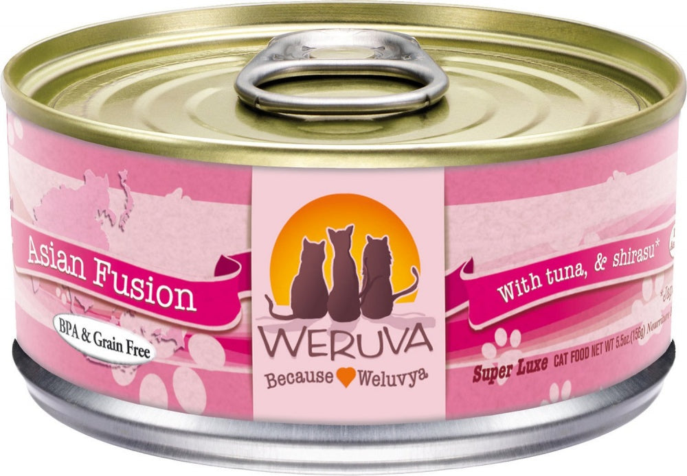 Weruva Asian Fusion With Tuna  Rice and Shirasu Canned Cat Food