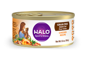 Halo Holistic Grain Free Adult Chicken Recipe Canned Cat Food