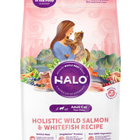 Halo Adult Holistic Wild Salmon & Whitefish Recipe Dry Cat Food