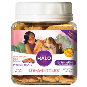 Halo Liv-a-Littles Whole Salmon Protein Treats