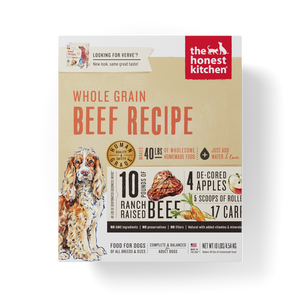 The Honest Kitchen Whole Grain Beef Recipe Dehydrated Dog Food