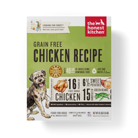 The Honest Kitchen Grain Free Chicken Recipe Dehydrated Dog Food