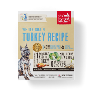 The Honest Kitchen Whole Grain Turkey Recipe Dehydrated Dog Food