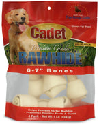 Cadet Rawhide Natural Flavor Knotted Bones for Dogs