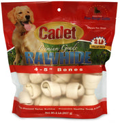 Cadet Rawhide Plain Braided Dog Bones