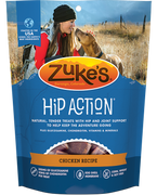 Zukes Hip Action Chicken Dog Treats with Glucosamine and Chondroitin