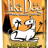 Tiki Dog Lahaina Luau Succulent Chicken on Brown Rice with Sweet Potato & Crab in a Crab Consomme Canned Dog Food