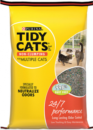 Tidy Cats Non Clumping 24/7 Performance MultiCat Long Lasting Odor Control Cat Litter
