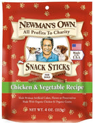 Newman's Own Organics Chicken and Vegetable Snack Dog Sticks