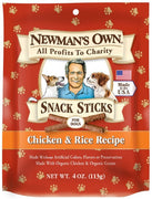 Newman's Own Organics Chicken and Rice Snack Dog Sticks