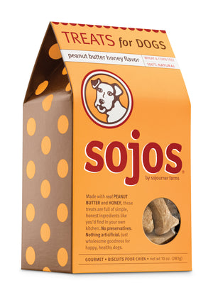Sojos  Peanut Butter and Honey Dog Treats