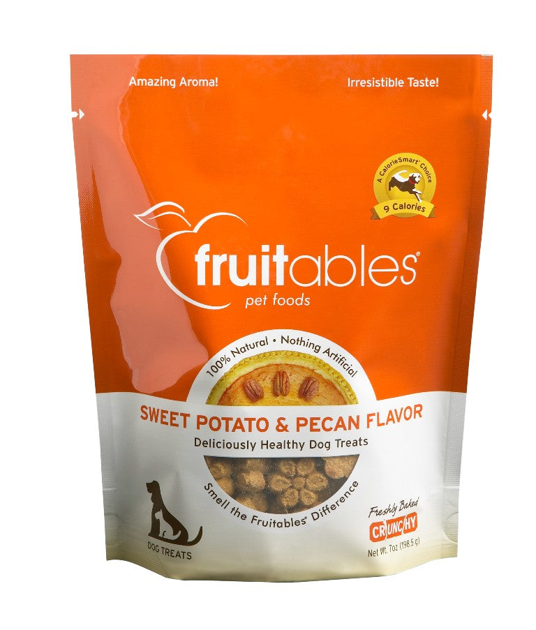 Fruitables Crunchy Sweet Potato and Pecan Dog Treats