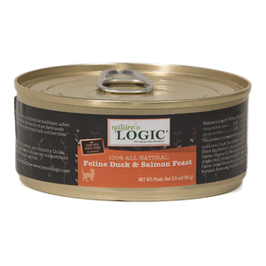 Nature's Logic Feline Grain Free Duck and Salmon Feast Canned Cat Food