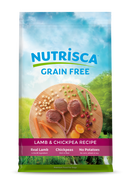 NUTRISCA Grain Free Lamb and Chickpea Recipe Dry Dog Food