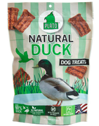 Plato All Natural Duck Strips Dog Treats