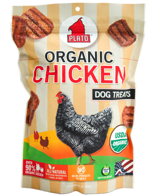 Plato Organic Chicken Strips Dog Treats