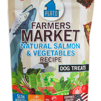 Plato Farmers Market Salmon And Veggie Strips Dog Treats