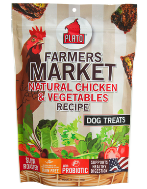 Plato Farmers Market Chicken And Veggie Strips Dog Treats