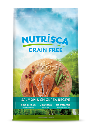 NUTRISCA Grain Free Salmon and Chickpea Dry Dog Food