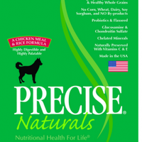 Precise Naturals Chicken Meal and Rice Foundation Formula Dry Dog Food