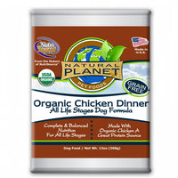 Natural Planet Organic Chicken Dinner Grain Free Canned Dog Food