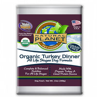 Natural Planet Organic Turkey Dinner Grain Free Canned Dog Food