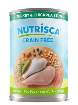 NUTRISCA Turkey and Chickpea Stew Canned Dog Food