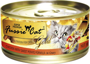 Fussie Cat Premium Chicken with Sweet Potato Formula in Gravy Canned Food