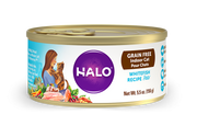 Halo Grain Free Indoor Cat Whitefish Pate Canned Cat Food