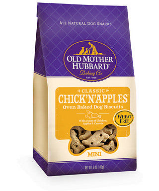 Old Mother Hubbard Crunchy Classic Natural ChickNApples Mini Biscuits Dog Treats
