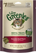 Greenies Feline Dental Beef Flavor Cat Treats