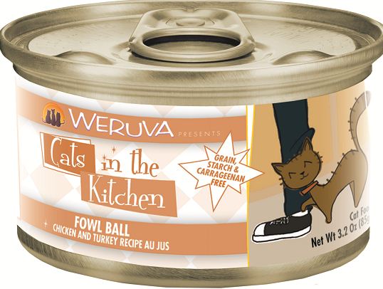 Weruva Cats in the Kitchen Fowl Ball Canned Cat Food