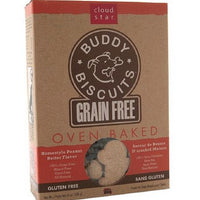 Cloud Star Buddy Biscuits Grain Free Oven Baked Peanut Butter Dog Treats