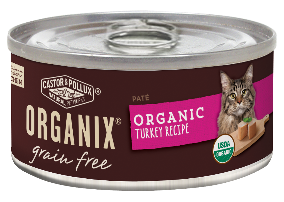 Castor and Pollux Organix Grain Free Organic Turkey Recipe Canned Cat Food