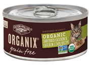 Castor and Pollux Organix Grain Free Organic Shredded Chicken and Chicken Liver Canned Cat Food