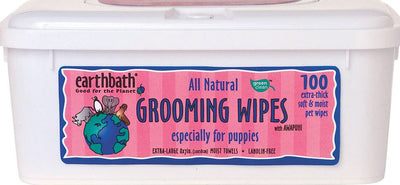 Earthbath Fresh Cherry Essence Grooming Wipes for Puppies
