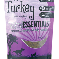 Vital Essentials Freeze Dried Turkey Toppers for Cats and Dogs Food