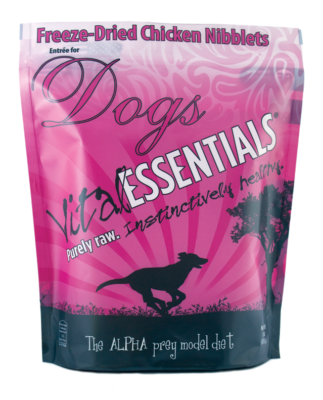 Vital Essentials Chicken Nibblets Freeze Dried Dog Food